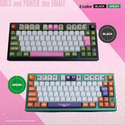 『ガールズ＆パンツァー』×「Astromeda」8K対応ゲーミングキーボード