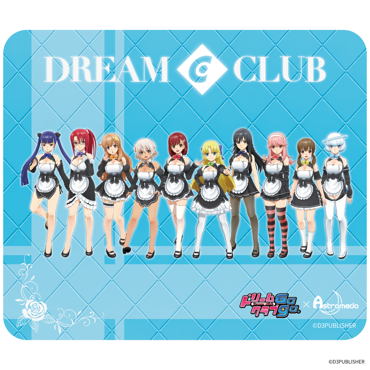 『ドリームクラブGogo.』×「Astromeda」ゲーミングラバーマウスパッド