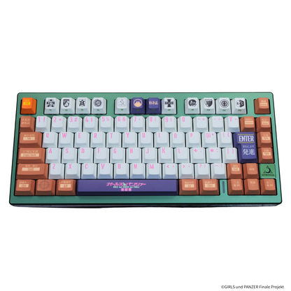 『ガールズ＆パンツァー』×「Astromeda」8K対応ゲーミングキーボード