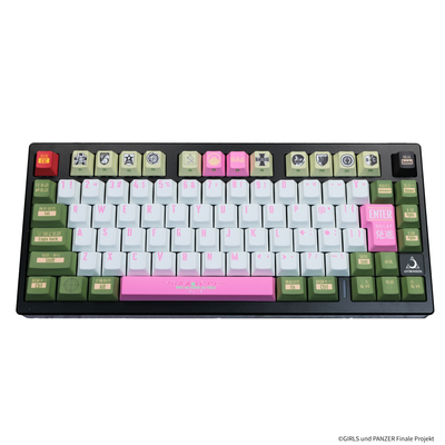 『ガールズ＆パンツァー』×「Astromeda」8K対応ゲーミングキーボード