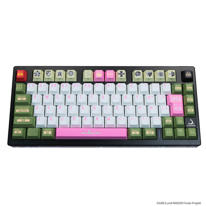 『ガールズ＆パンツァー』×「Astromeda」8K対応ゲーミングキーボード