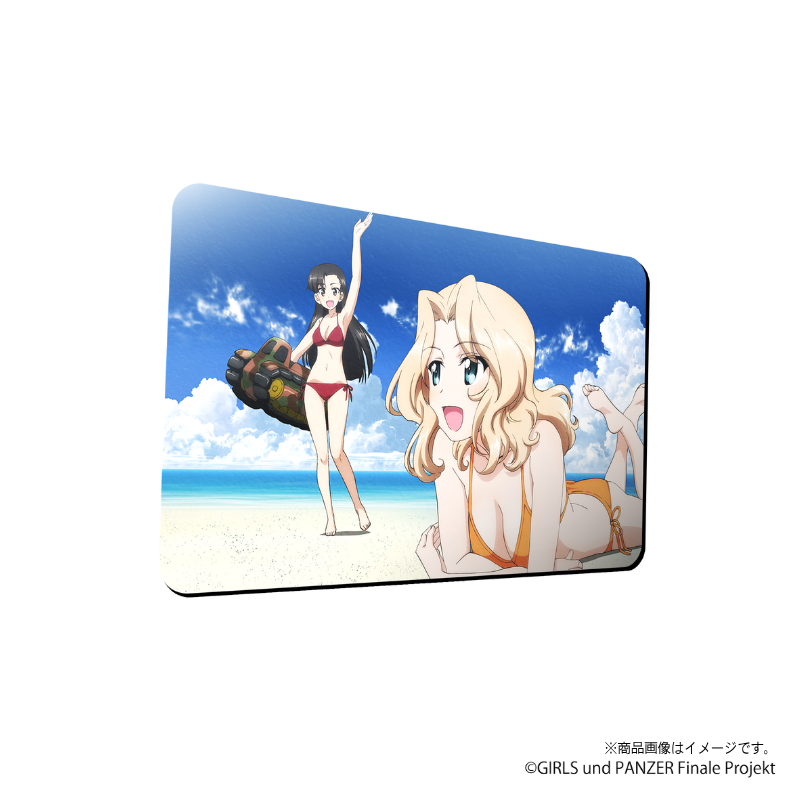 『ガールズ＆パンツァー』×「Astromeda」メタルカード　水着①
