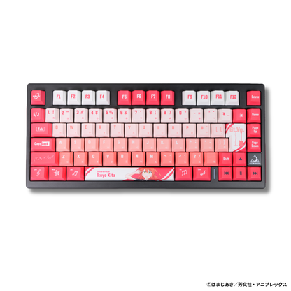アニメ「ぼっち・ざ・ろっく！」×「Asromeda」8K対応ゲーミングキーボード【喜多郁代モデル】　ブラック