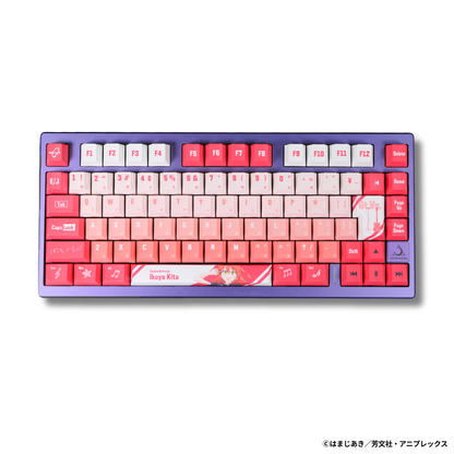 アニメ「ぼっち・ざ・ろっく！」×「Asromeda」8K対応ゲーミングキーボード【喜多郁代モデル】　ブラック