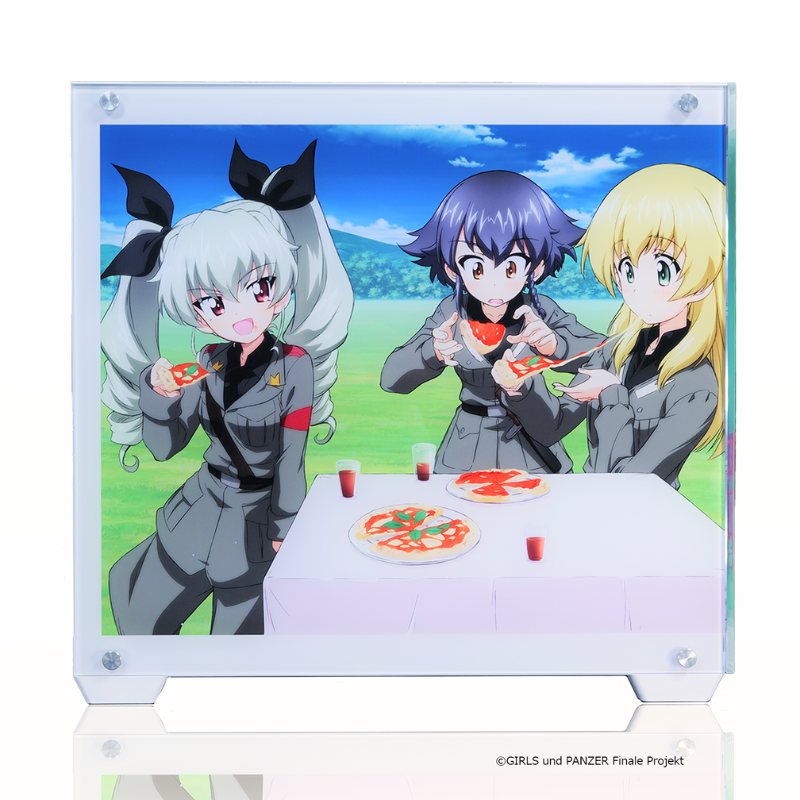 『ガールズ＆パンツァー』×「Astromeda」PC着せ替えパネル3面セット【アンツィオ高校モデル】