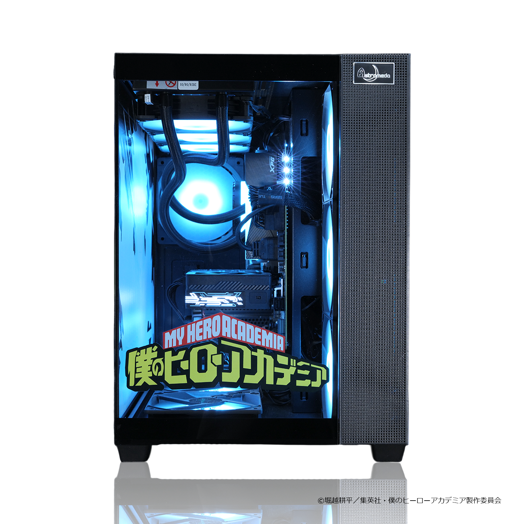 ゲーミングPC ガラスケース　HDD500 メモリ16GB増設 Astromeda」×TVアニメ『僕のヒーローアカデミア』ゲーミングPCケース