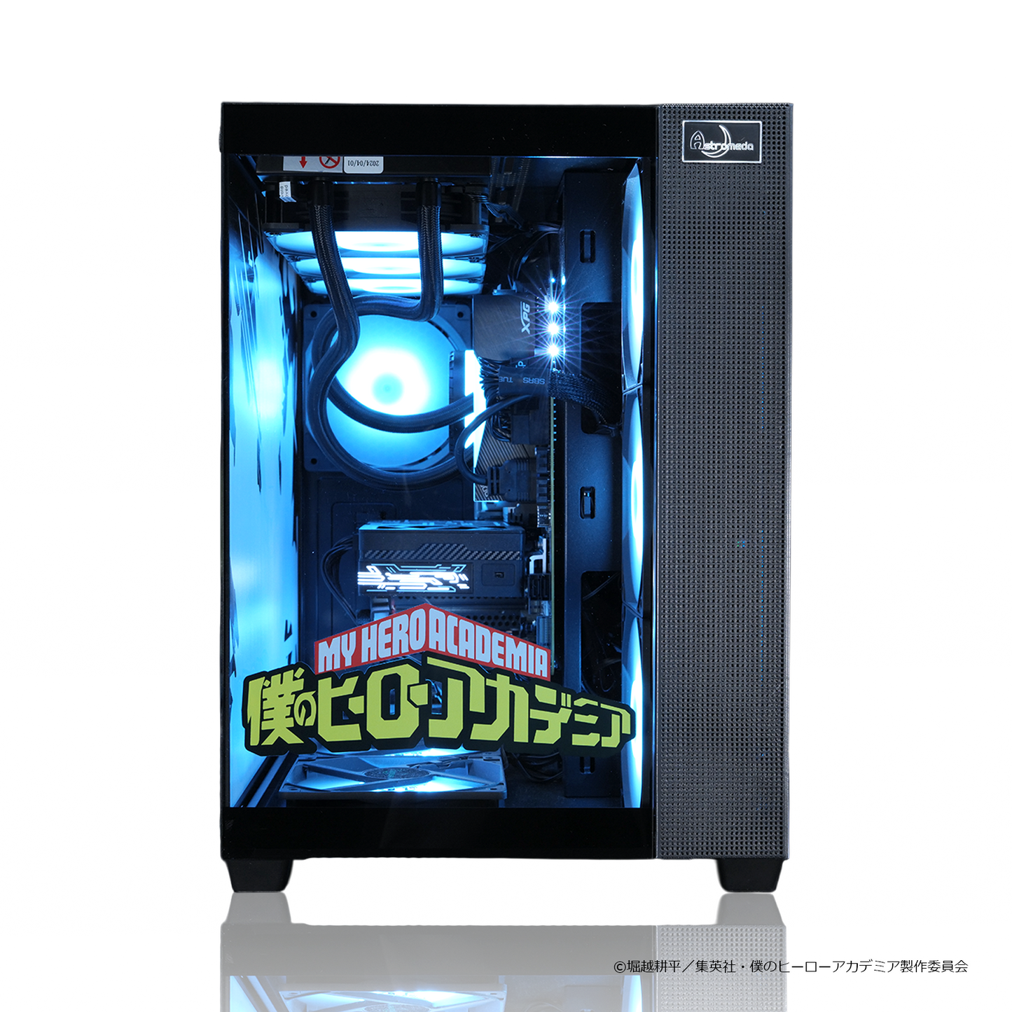 「Astromeda」×TVアニメ『僕のヒーローアカデミア』ゲーミングPCケース【轟焦凍モデル】