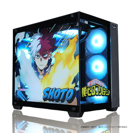 「Astromeda」×TVアニメ『僕のヒーローアカデミア』ゲーミングPCケース【轟焦凍モデル】