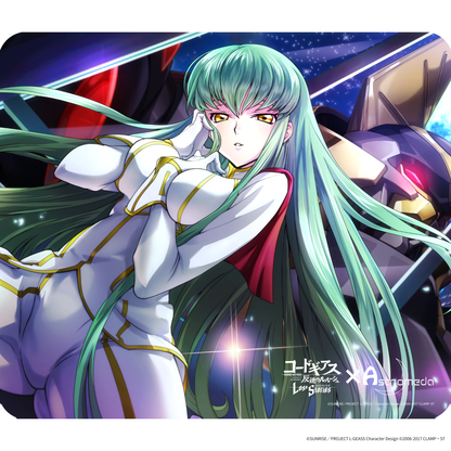 『コードギアス 反逆のルルーシュ ロストストーリーズ』×Astromeda ゲーミングラバーマウスパッド【C.C.】タイプA C.C.等身イラスト ロストストーリーズデザイン メインビジュアル