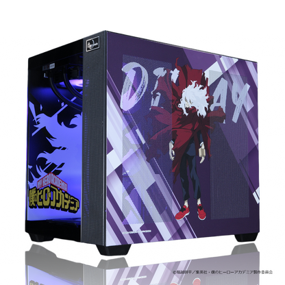 『僕のヒーローアカデミア』×Astromeda コラボゲーミングPC【死柄木弔】 強化フロントクリアガラスRGB内部