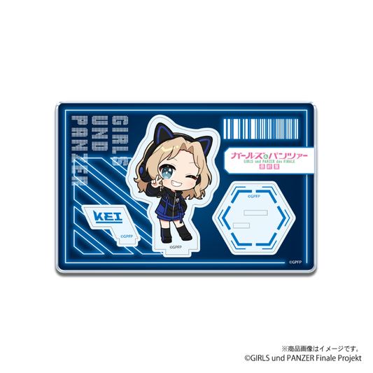 『ガールズ＆パンツァー』×Astromeda ゲーミングアクリルスタンド【ケイ】 メインビジュアル