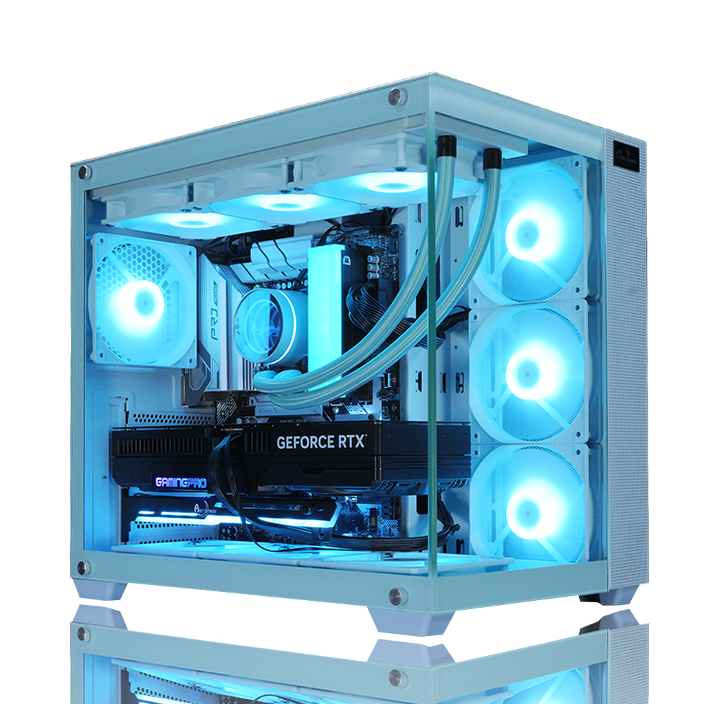 Core Ultra 7 265F × RTX 5060 Ti ゲーミングPC ライトブルー(水色