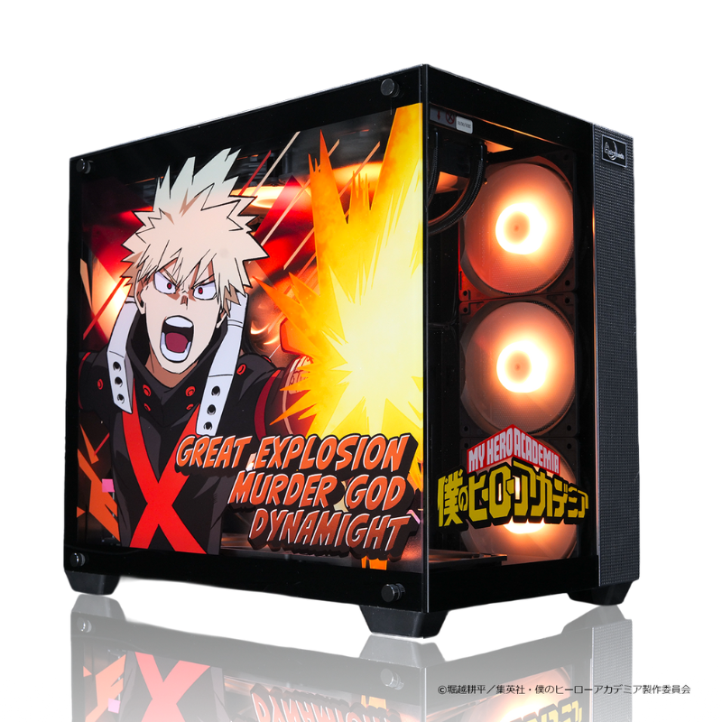 「Astromeda」×TVアニメ『僕のヒーローアカデミア』コラボゲーミングPC 【爆豪勝己】ライトブルー-AMDエントリーモデル