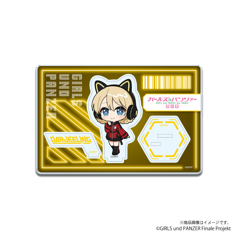 『ガールズ＆パンツァー』×Astromeda ゲーミングアクリルスタンド【ダージリン】 メインビジュアル