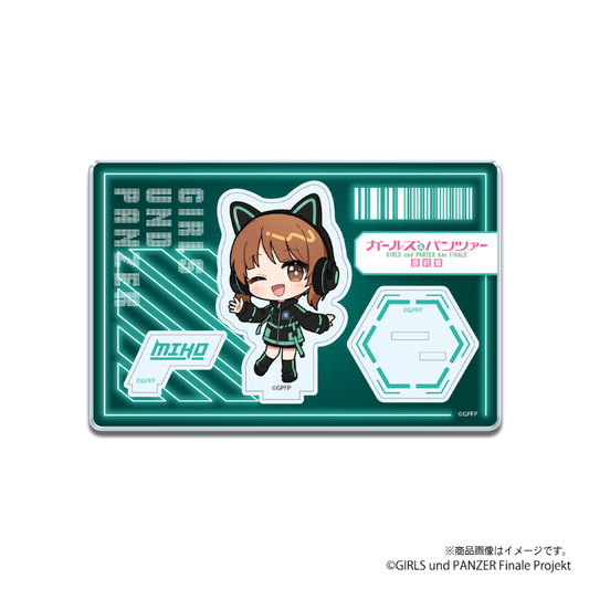 『ガールズ＆パンツァー』×Astromeda ゲーミングアクリルスタンド【西住みほ】 メインビジュアル
