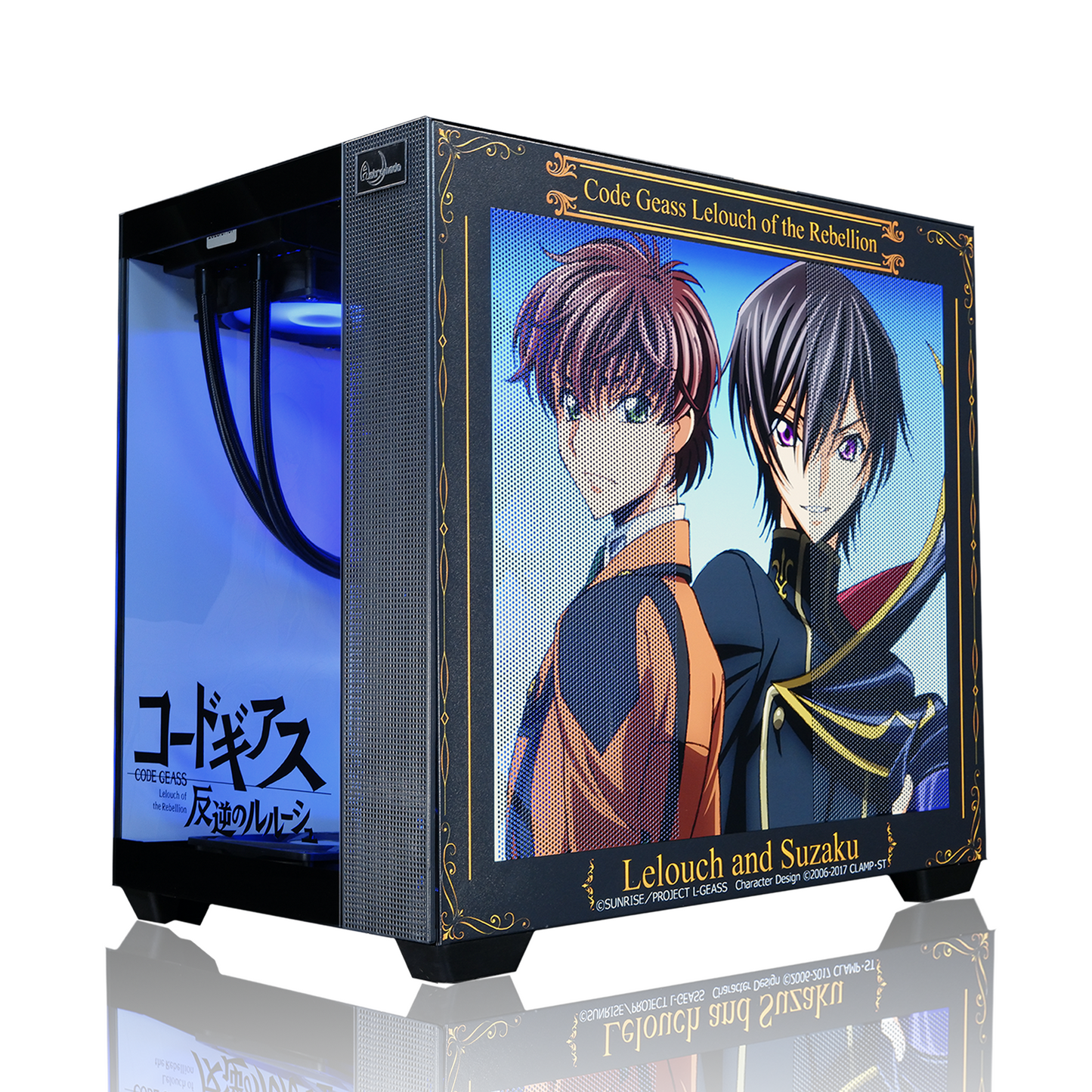 『コードギアス 反逆のルルーシュ』×Astromeda コラボゲーミングPC【ルルーシュ&スザクモデル】 ブラック筐体 パッケージビジュアル