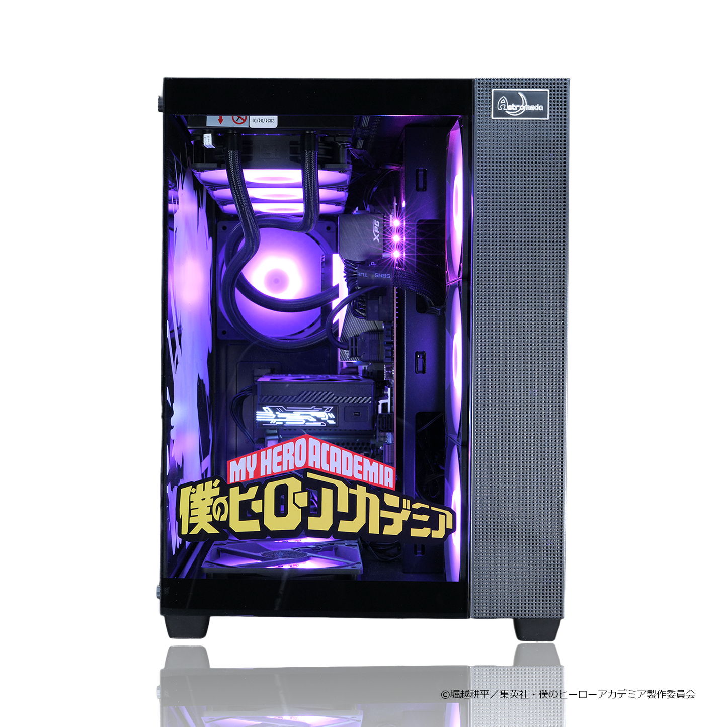 「Astromeda」×TVアニメ『僕のヒーローアカデミア』ゲーミングPCケース【麗日お茶子モデル】