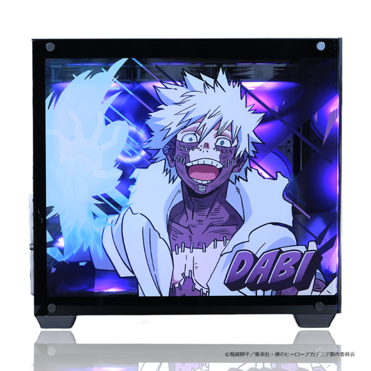 「Astromeda」×TVアニメ『僕のヒーローアカデミア』ゲーミングPC着せ替えパネル3面セット【荼毘】 正面デザイン コラボゲーミングPC対応