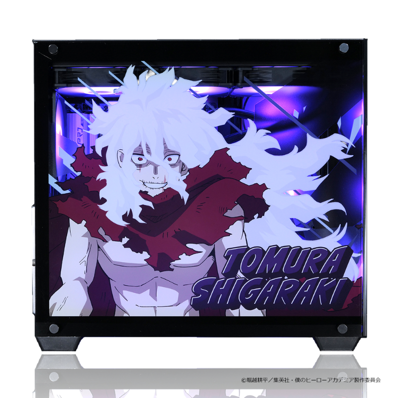 『僕のヒーローアカデミア』×Astromeda コラボゲーミングPC【死柄木弔】 サイドガラスキャラクターデザイン