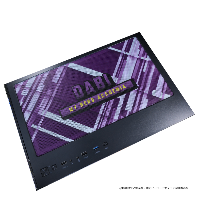 「Astromeda」×TVアニメ『僕のヒーローアカデミア』コラボゲーミングPC【荼毘】ブラック-AMD特選モデル