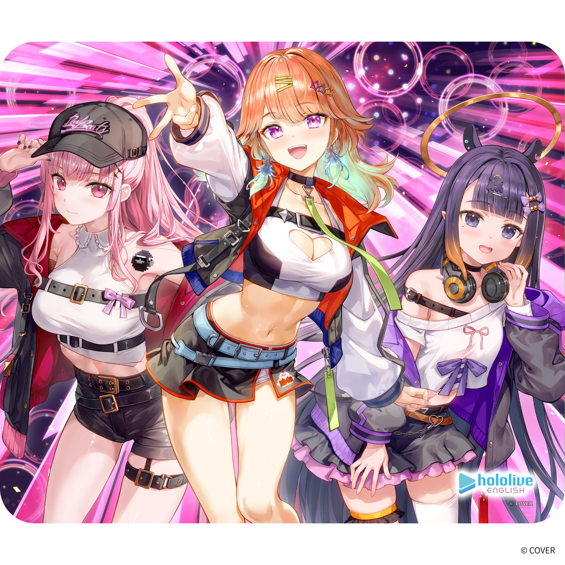hololive English』×「Astromeda」ゲーミングラバーマウスパッド【Myth