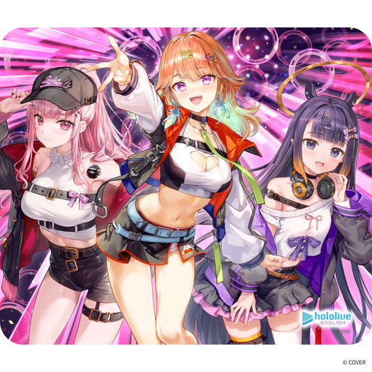 『hololive English』×Astromeda ゲーミングマウスパッド【Myth】 メインビジュアル