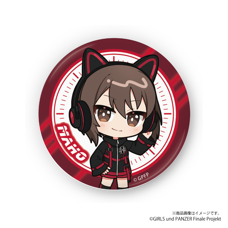 『ガールズ＆パンツァー』×Astromeda トレーディング缶バッジ キャラ集合 デザイン詳細