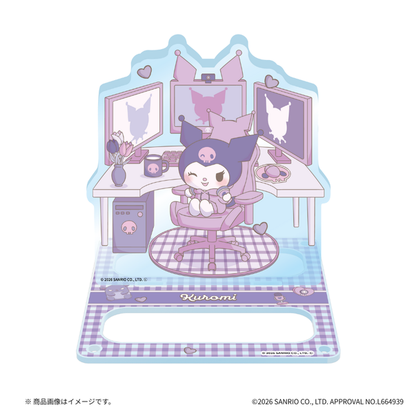 『サンリオキャラクターズ』×「Astromeda」PCファン装着型アクリルスタンド【クロミ】