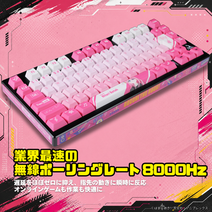 アニメ「ぼっち・ざ・ろっく！」×「Asromeda」8K対応ゲーミングキーボード 【後藤ひとりモデル】 ブラック