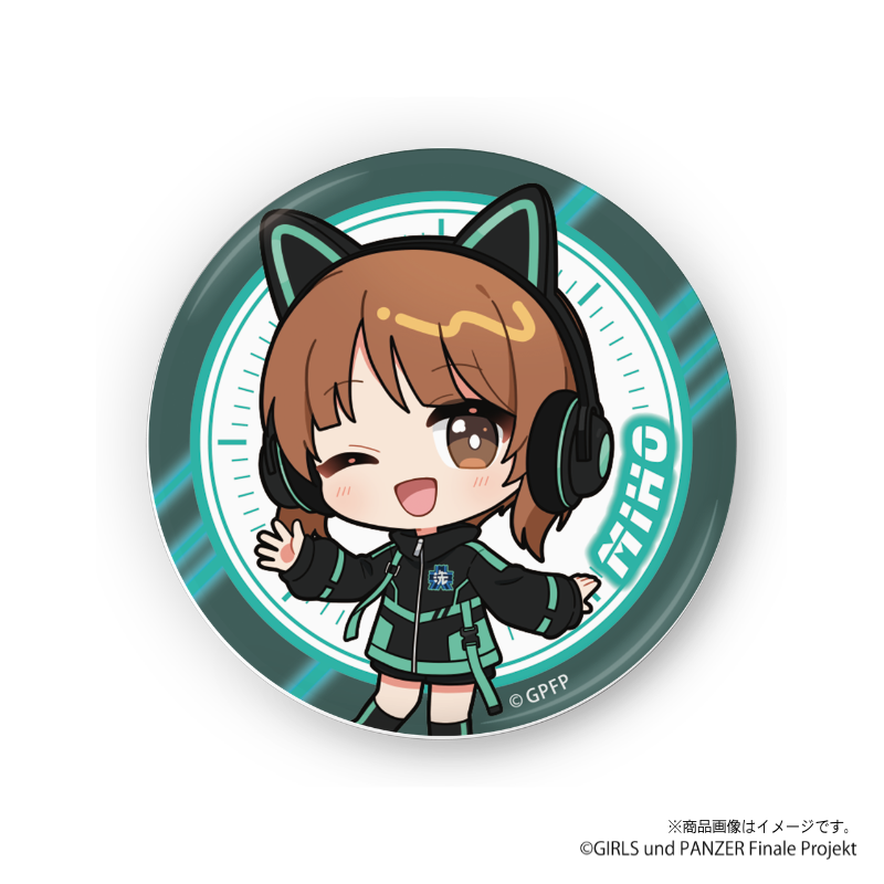 『ガールズ＆パンツァー』×Astromeda トレーディング缶バッジ 西住みほ ゲーミングデザイン メインビジュアル