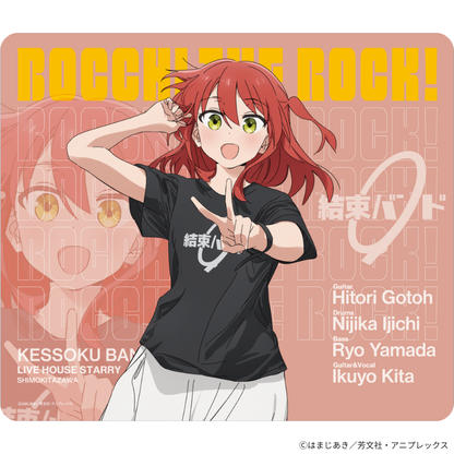 アニメ『ぼっち・ざ・ろっく!』×Astromeda ゲーミングラバーマウスパッド【喜多郁代モデル】 喜多郁代等身イラスト 結束バンドデザイン メインビジュアル