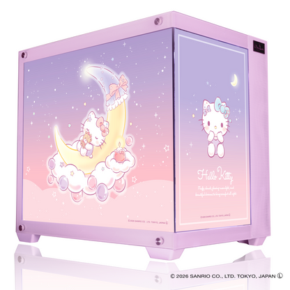 『サンリオキャラクターズ』×Astromeda コラボゲーミングPC【ハローキティ】AMD Ryzenハイエンドモデル ピンク メインビジュアル