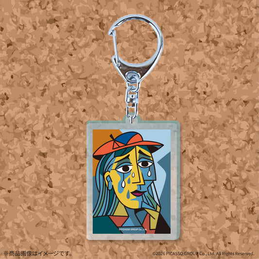 『PICASSO』×Astromeda アクリルキーホルダー The Weeping Woman デザイン