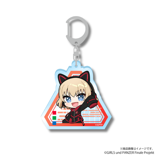 『ガールズ＆パンツァー』×Astromeda ゲーミングアクリルキーホルダー【カチューシャ】 メインビジュアル