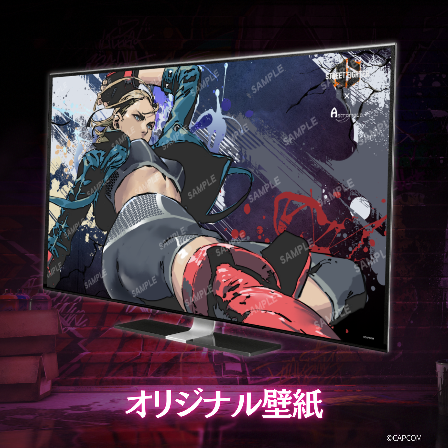『ストリートファイター6』×「Astromeda」コラボPC【キャミィ】-ミドルモデル