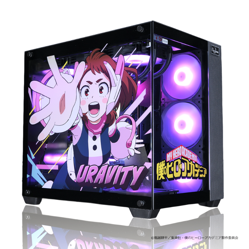 「Astromeda」×TVアニメ『僕のヒーローアカデミア』コラボゲーミングPC 【麗日お茶子】レッド-AMDエントリーモデル