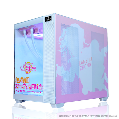 『ラブライブ！虹ヶ咲学園スクールアイドル同好会』×Astromeda コラボゲーミングPC【鐘 嵐珠】 強化フロントクリアガラスRGB内部