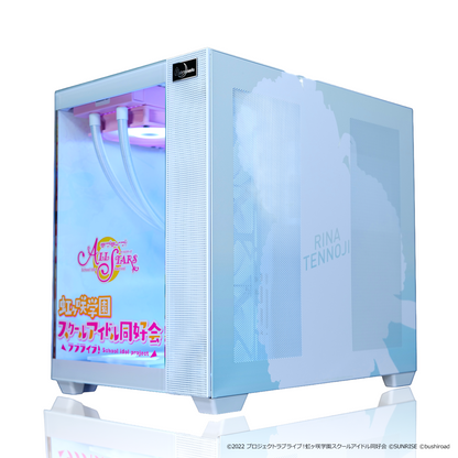『ラブライブ！虹ヶ咲学園スクールアイドル同好会』×Astromeda コラボゲーミングPC【天王寺璃奈】 強化フロントクリアガラスRGB内部