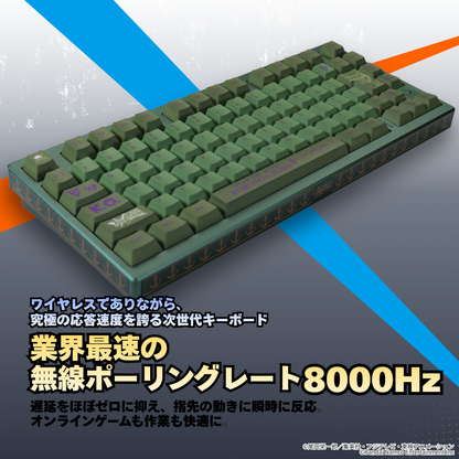 『ONE PIECE バウンティラッシュ』×Astromeda 8K対応ゲーミングキーボード【ゾロ】 側面ビュー