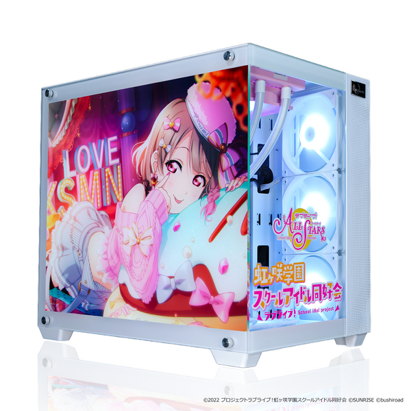 『ラブライブ！虹ヶ咲学園スクールアイドル同好会』×Astromeda コラボゲーミングPC【中須かすみ】 メインビジュアル