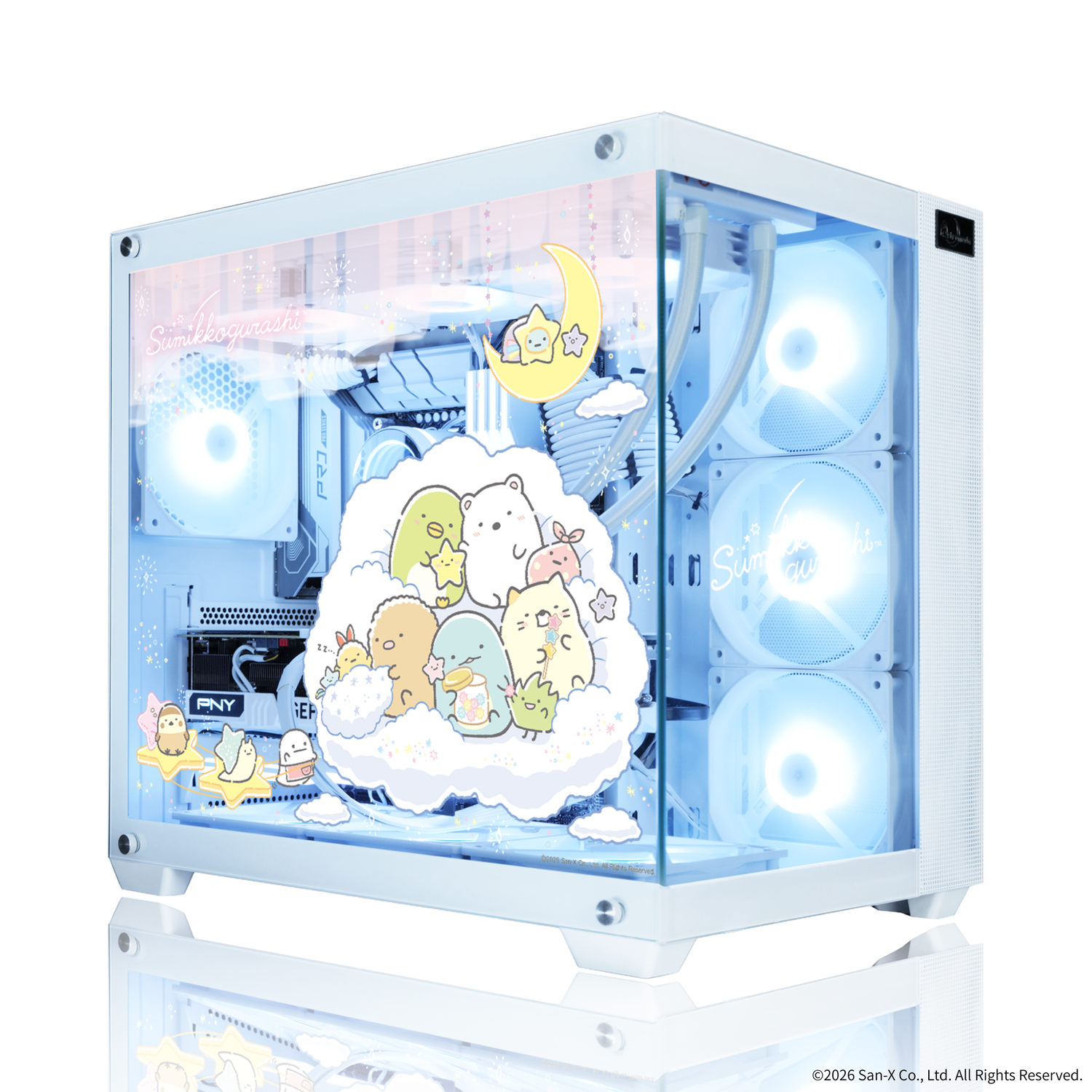 「すみっコぐらし」×Astromeda コラボゲーミングPCケース メインビジュアル