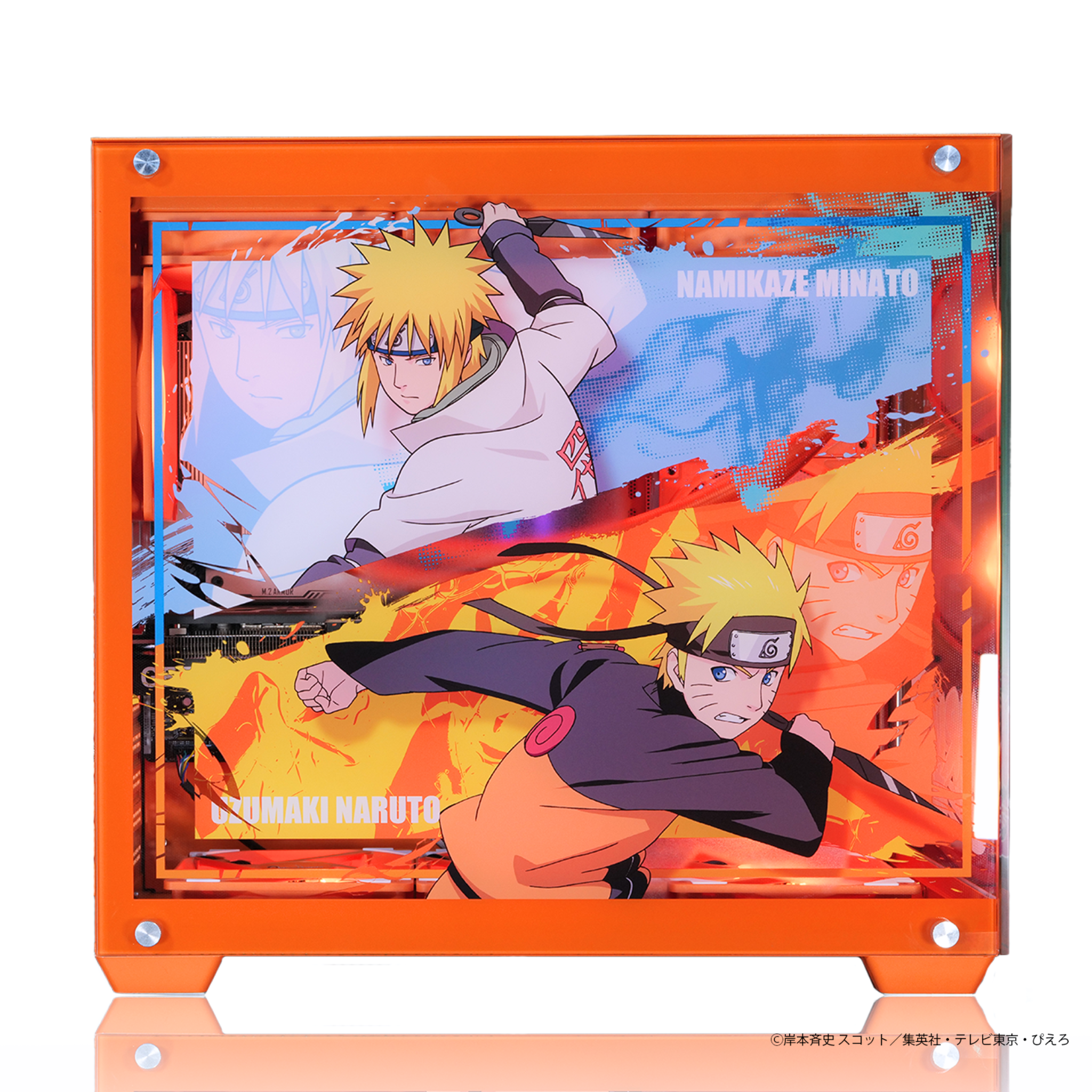 『NARUTO-ナルト- 疾風伝』ゲーミングPC【うずまきナルト＆波風ミナト】-AMD特選モデル