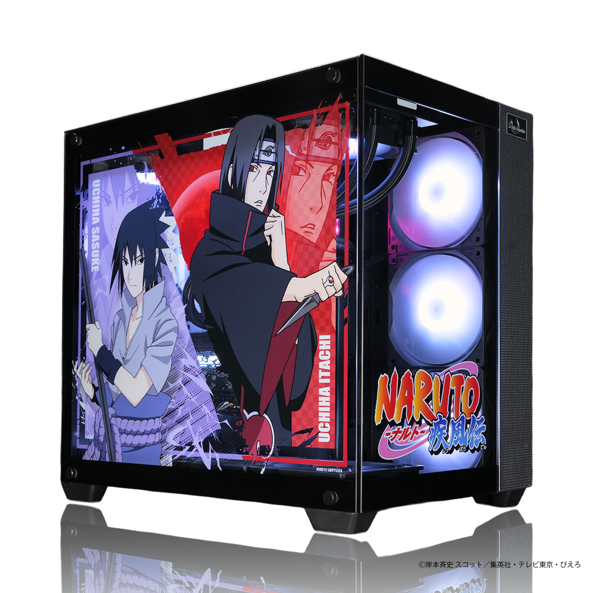 『NARUTO-ナルト- 疾風伝』ゲーミングPC【うちはサスケ＆うちはイタチ】-AMD特選モデル