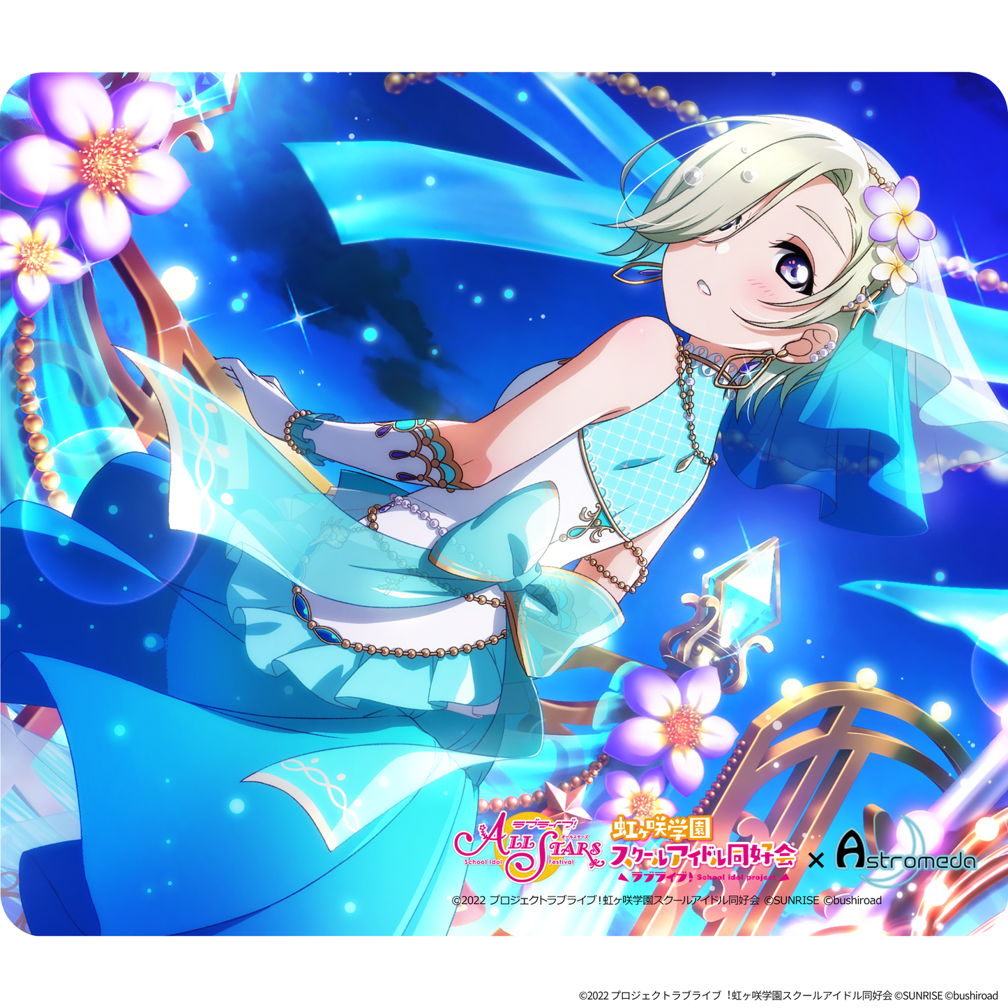 『ラブライブ！虹ヶ咲学園スクールアイドル同好会』 ×「Astromeda」ゲーミングマウスパッド【ミア・テイラー】
