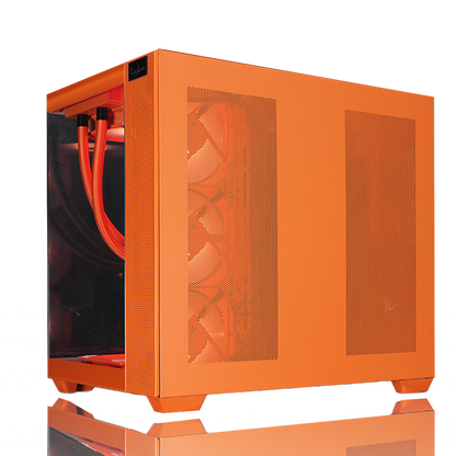 【Astromeda GAMER オレンジ(Orange)】Ryzen7 5700X/RTX 5060 Ti 8GB ゲーミングPC 内部レイアウト おしゃれLED発光