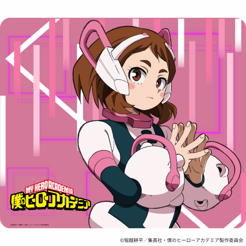 「Astromeda」×TVアニメ『僕のヒーローアカデミア』ガラス製ゲーミングマウスパッド【麗日お茶子モデル】