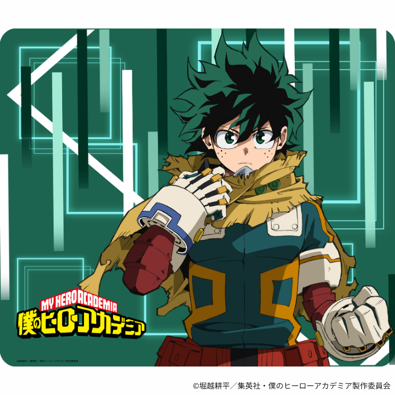 「Astromeda」×TVアニメ『僕のヒーローアカデミア』ガラス製ゲーミングマウスパッド【緑谷出久モデル】