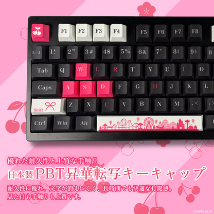 『花京院ちえり』×「Astromeda」8K対応ゲーミングキーボード