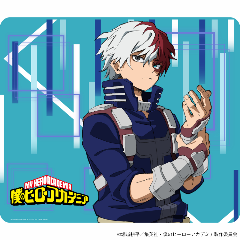 「Astromeda」×TVアニメ『僕のヒーローアカデミア』ガラス製ゲーミングマウスパッド【轟焦凍モデル】