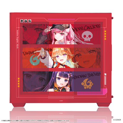 『hololive English』×Astromeda コラボゲーミングPCケース【Myth】 メッシュバックパネル